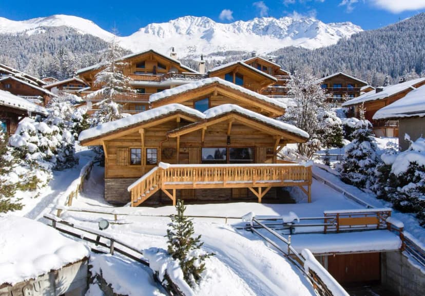 Chic Mountain Chalet in Bagnes