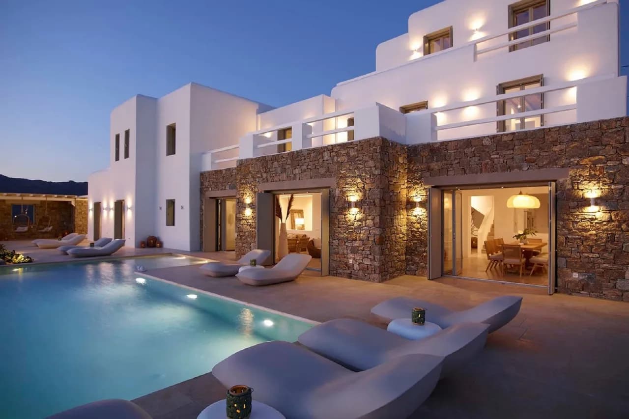 Lavish Villa With Glorious Sunset And Sea Views On A Hilltop Location
