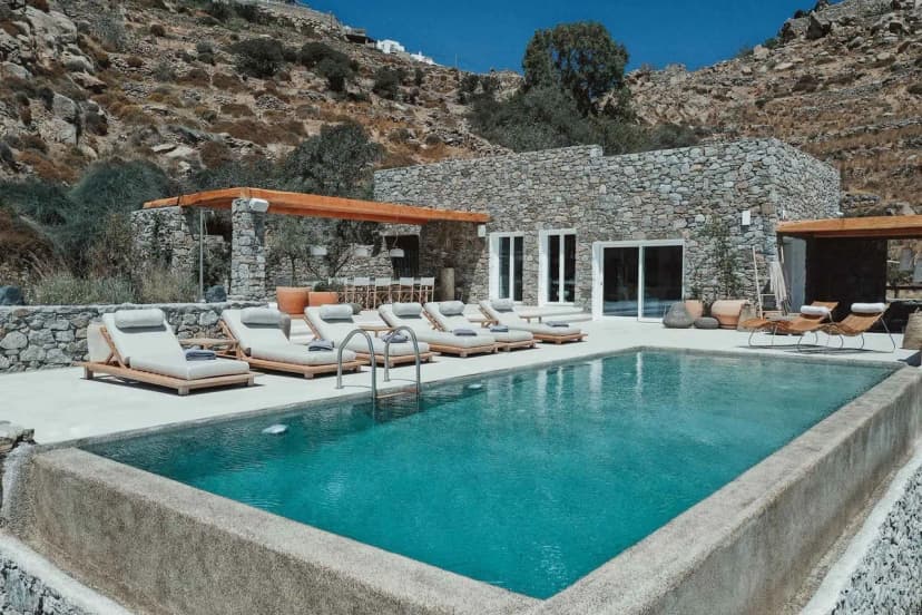 Promising Mykonos Villa With Glorious View Of Aegean Sea