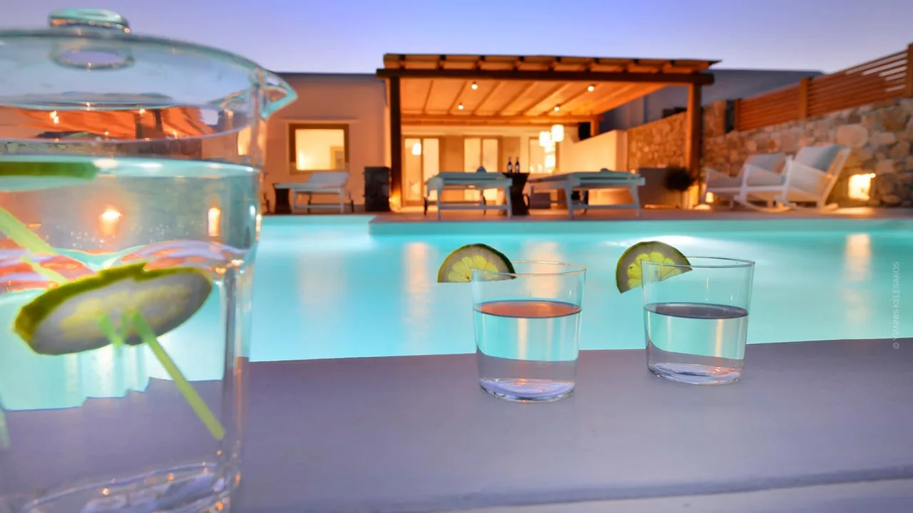 Relaxing Mykonos Villa Above The Crystal-clear Water Of Elia Beach photo 4