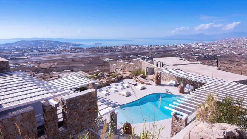 Unforgettable Greek Island Vacation Home With Sophisticated Interiors