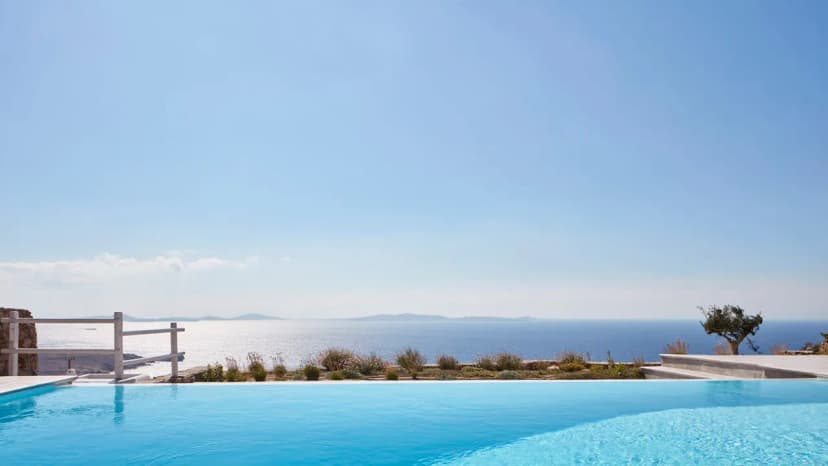White And Chic Luxury Villa With Priceless Sunset Views