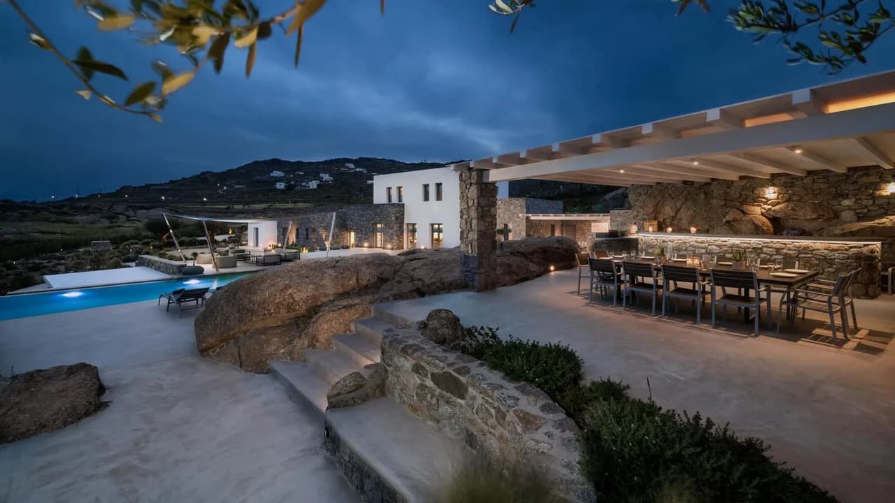 Mykonos  Luxury Hillside Villa With Divine Views photo 4