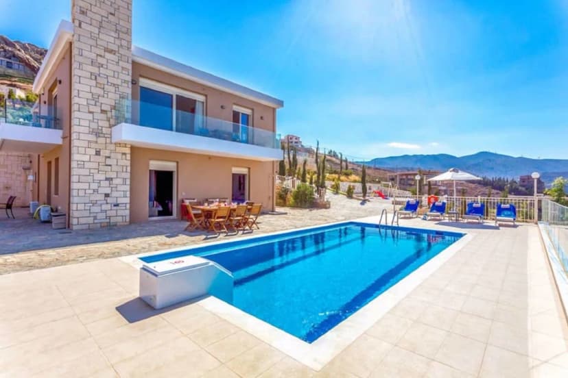 Superb Holiday Villa With Blissful Panoramic Terraces