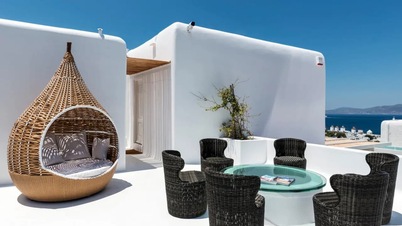 Vibrant Mykonos Villa Very Near From The Picturesque Alleyways Of Chora photo 2