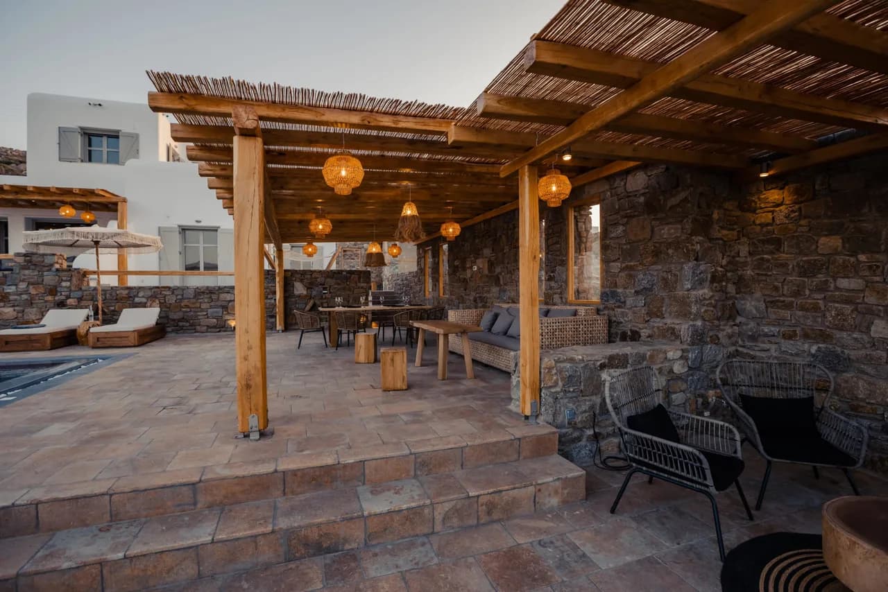 Gorgeous Mykonian Villa with Private Pool and Jaccuzi photo 3
