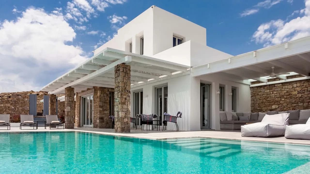 White-and-stone Beauty With Incredible Views Over The Aegean Sea photo 2