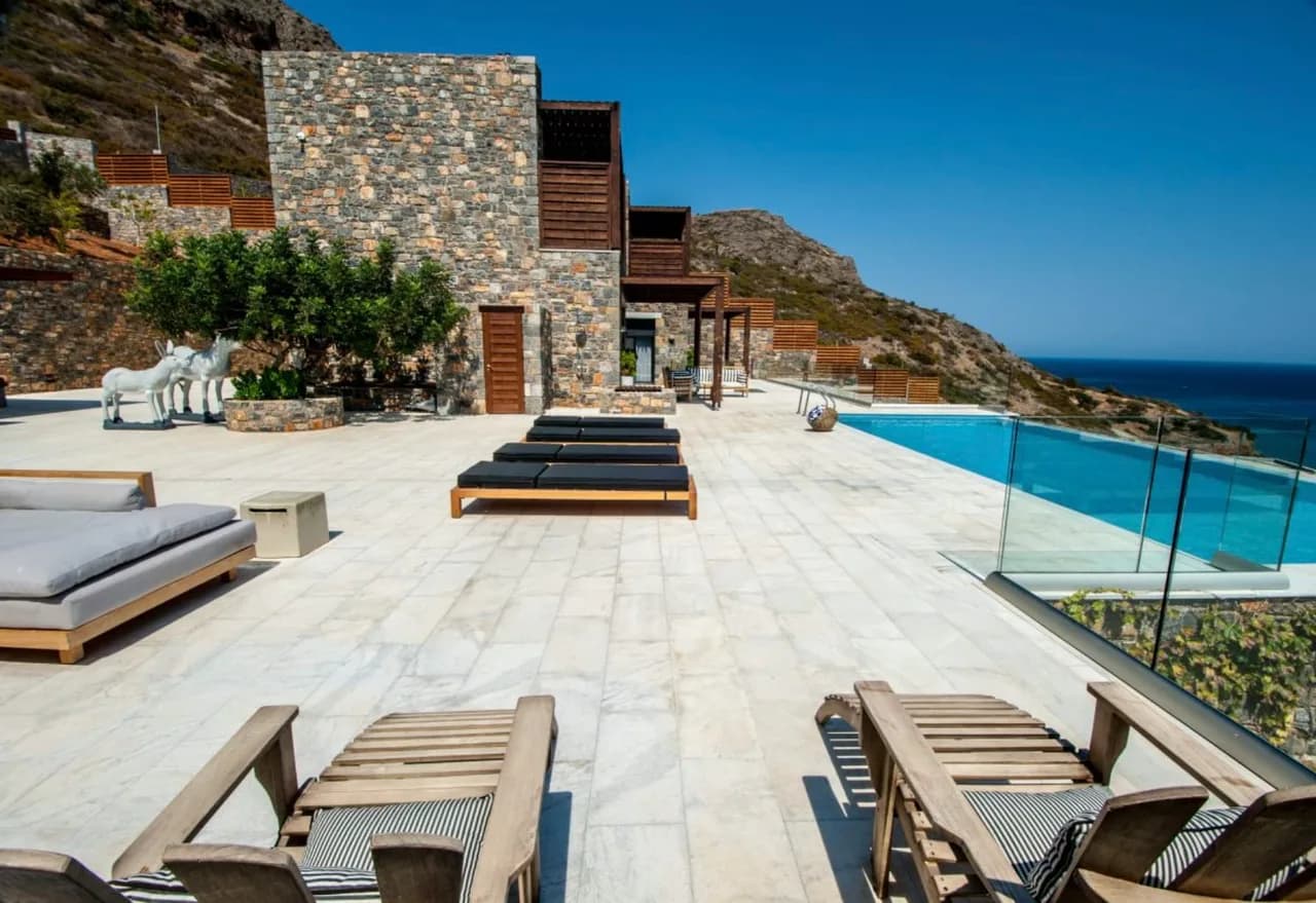 Beachfront villa located in a top destination