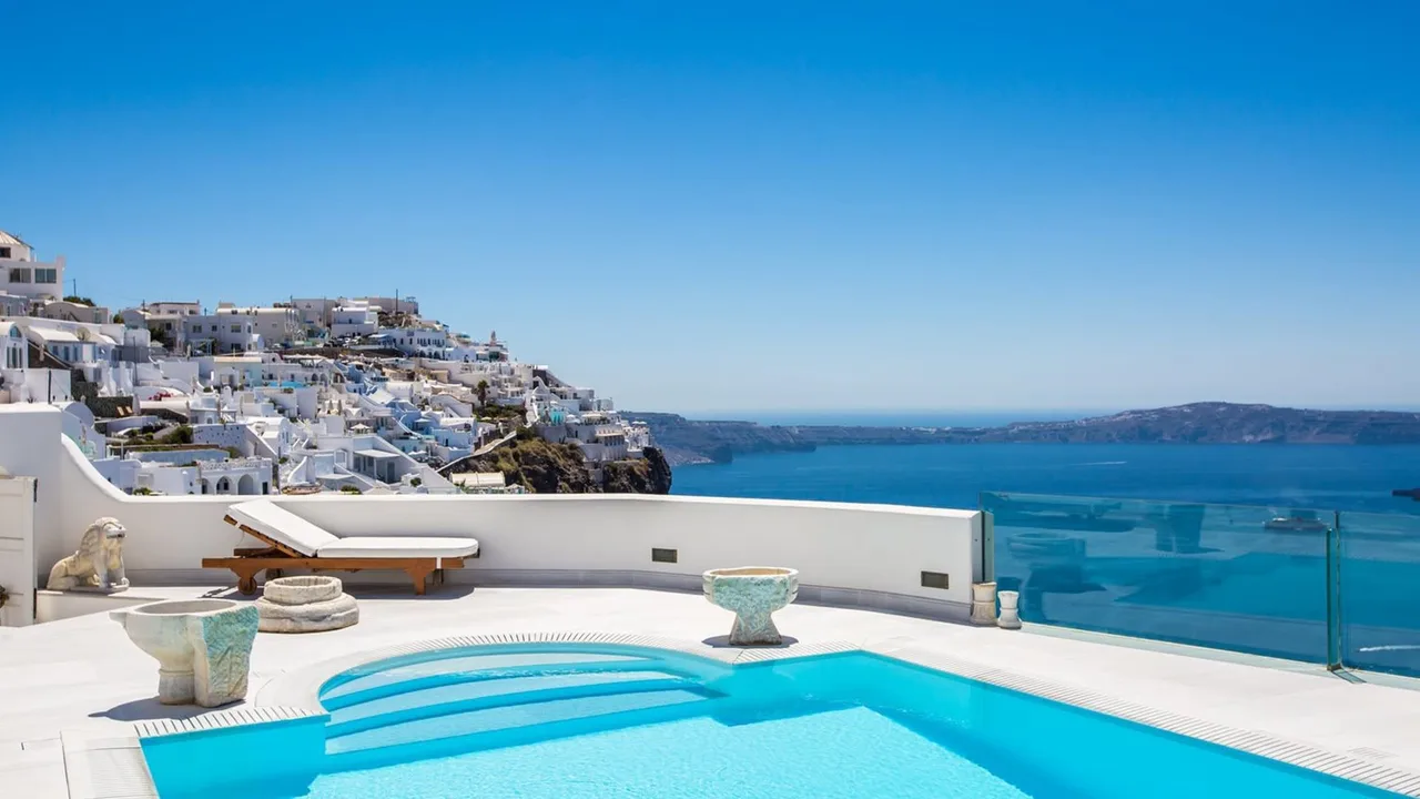 Luxury Santorini Villa On The Edge Of Firostefani photo 5
