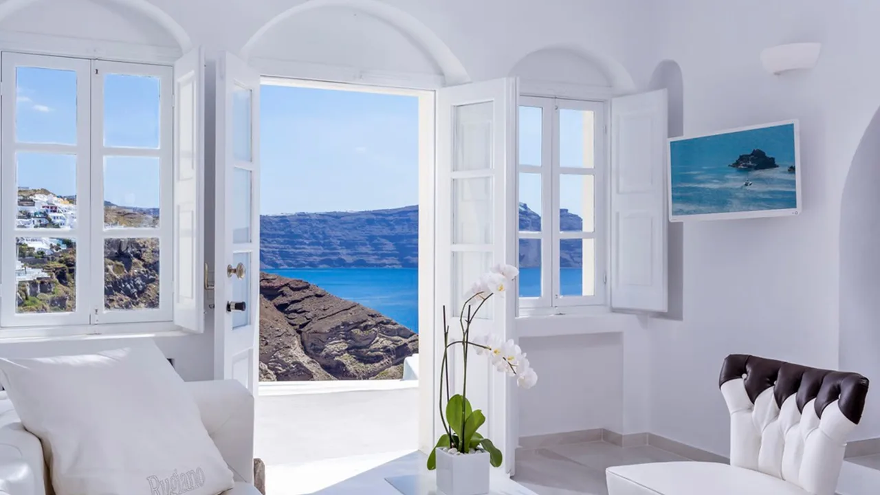 Luxury Santorini Villa With Uninterrupted Views Of The Volcano photo 4