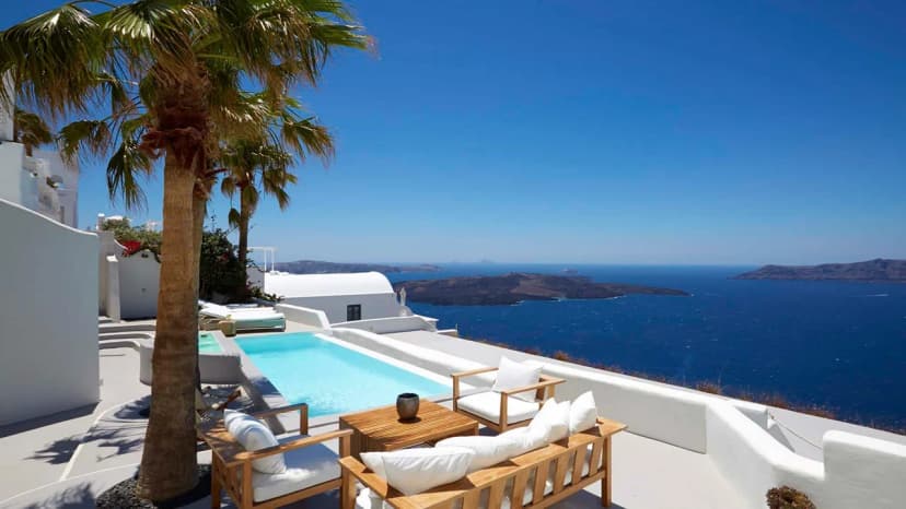 Stunning Santorini Villa With Front-row Seat To The Caldera
