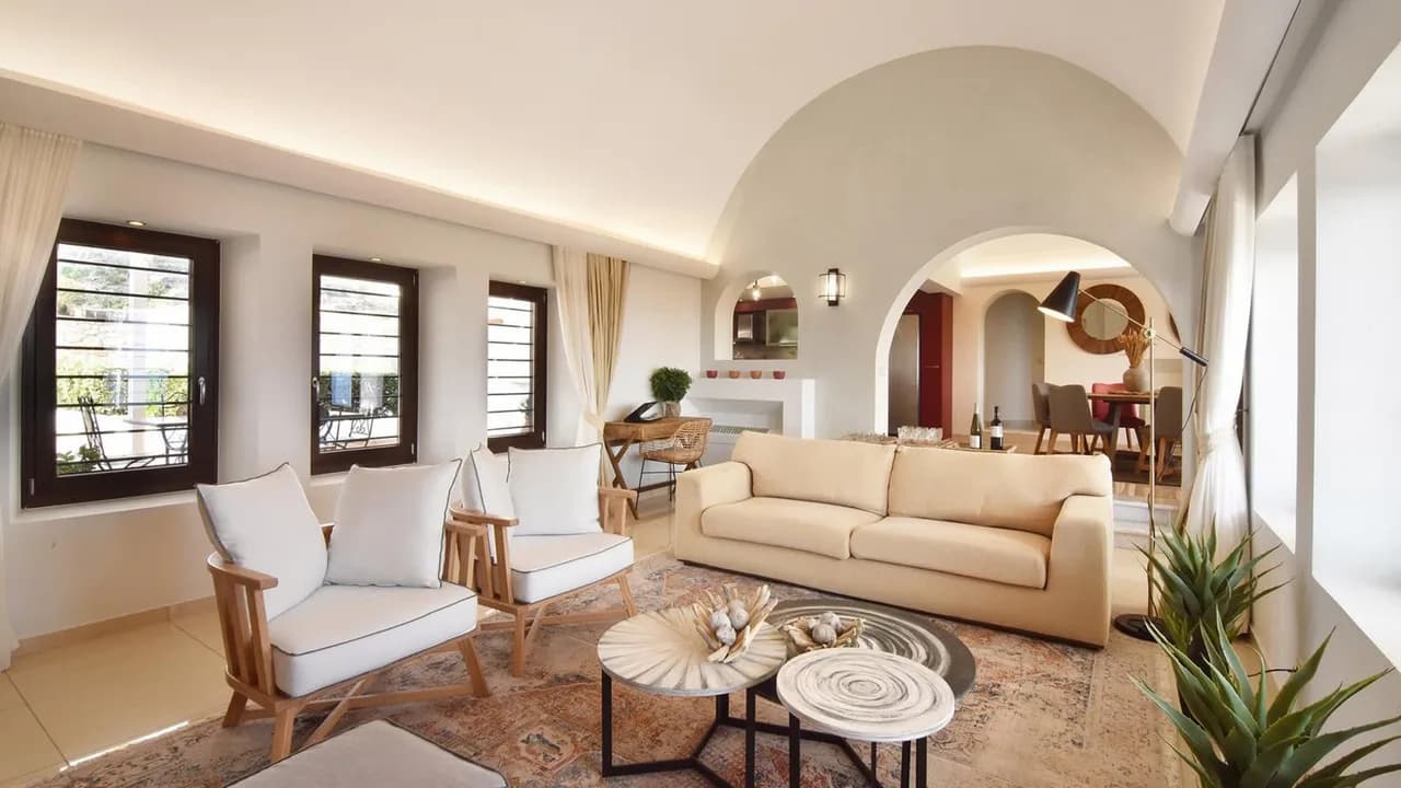 Stylish 2-level Home Cycladic Villa photo 2