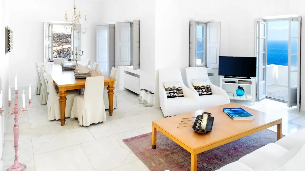 Elegant Villa With Splendid Santorini Sunset photo 2