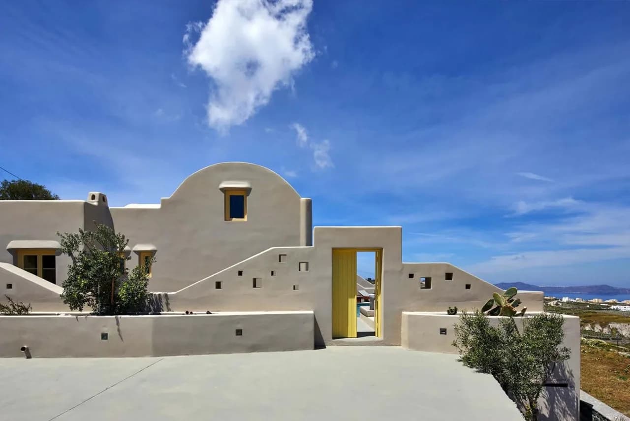 Modern Cycladic Villa Designed In Local Stone photo 5