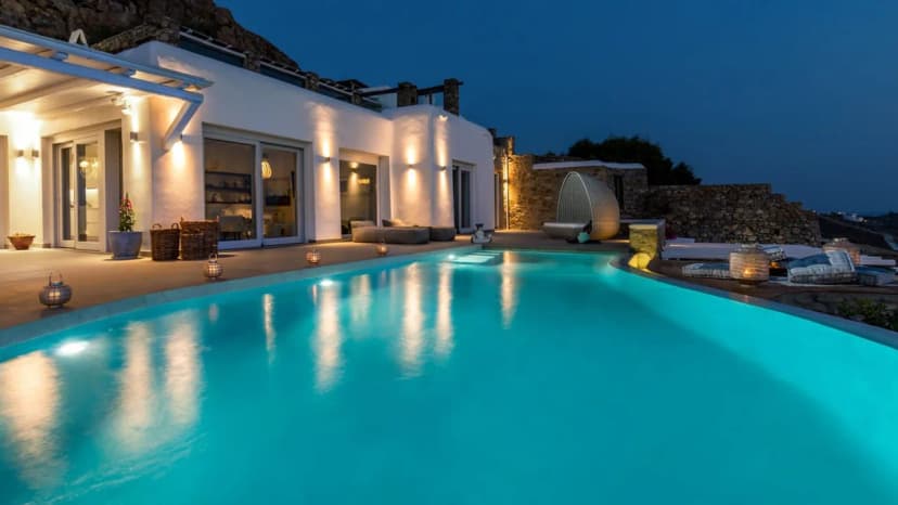 Stunning Mykonos Home With Sunset Views Over The Bay