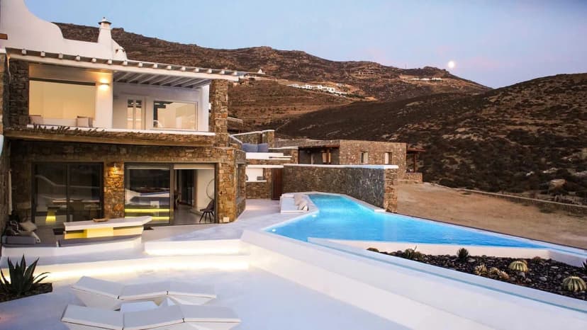 Most Idyllic Seafront Villa On The Island Of Mykonos