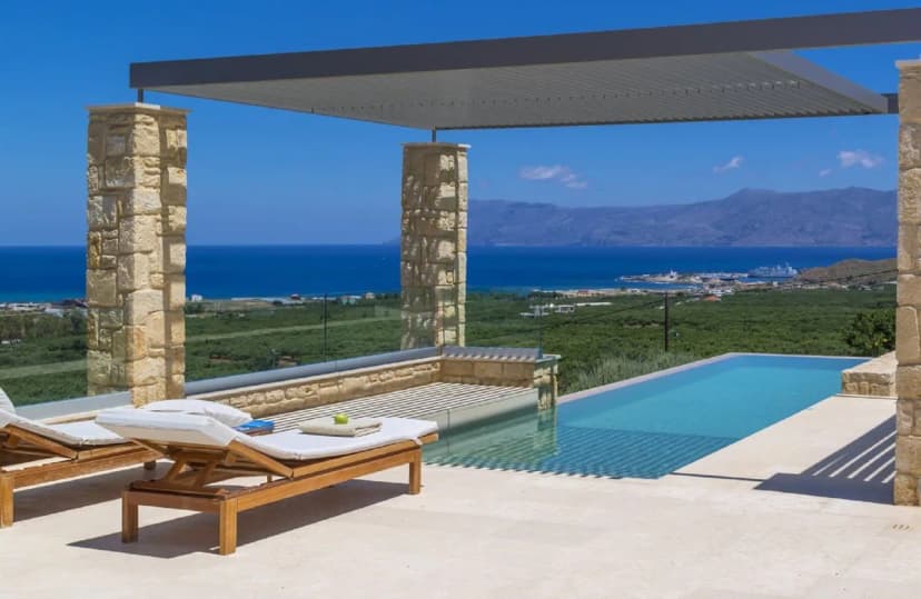 LUXURY HOLIDAY VILLA POOL AND PANORAMIC VIEWS