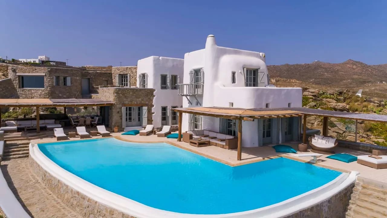 Classic And Contemporary Mykonos Luxury Villa