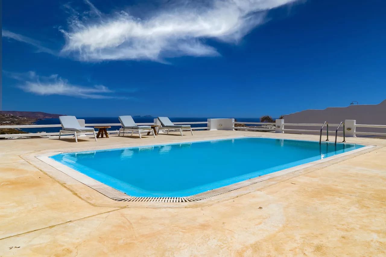 Villa with large pool overlooking Kalafati photo 4