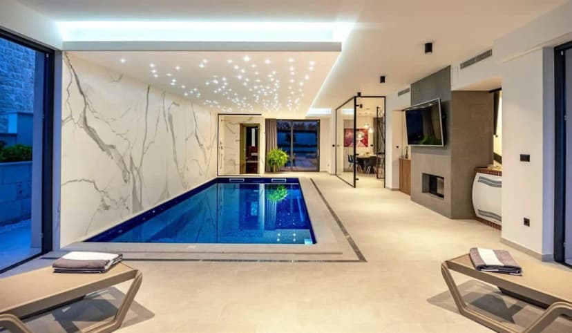 Modern Villa With Indoor Swimming Pool