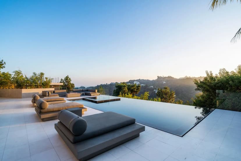 Contemporary Modern Villa With Hills Views