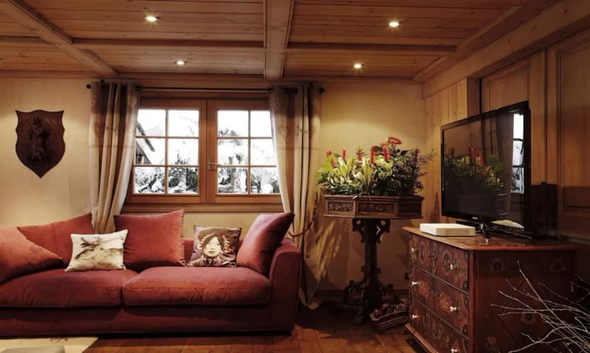 Traditional alpine chalet in Megeve