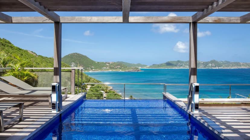 Panoramic Villa with Exotic Decor