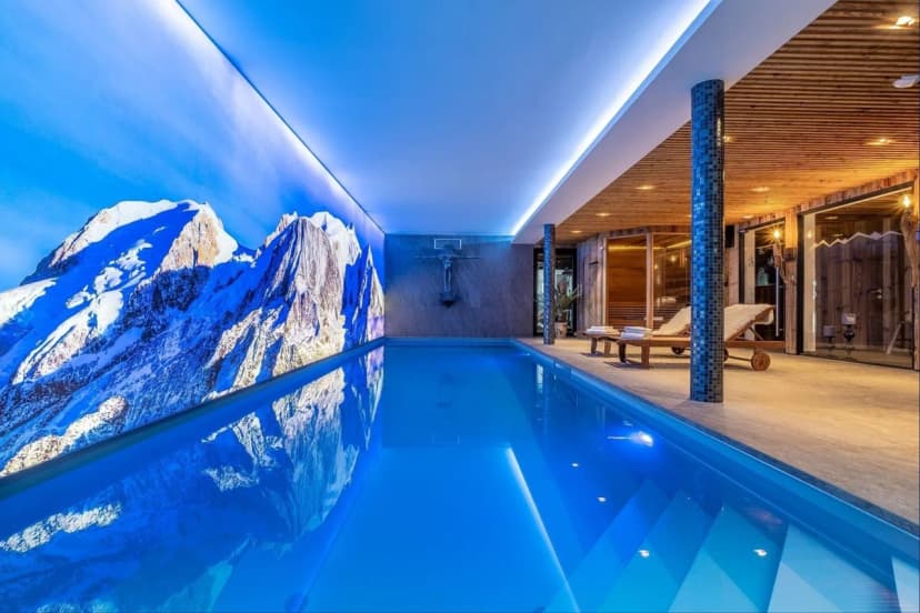 Grand central chalet near the ski slopes
