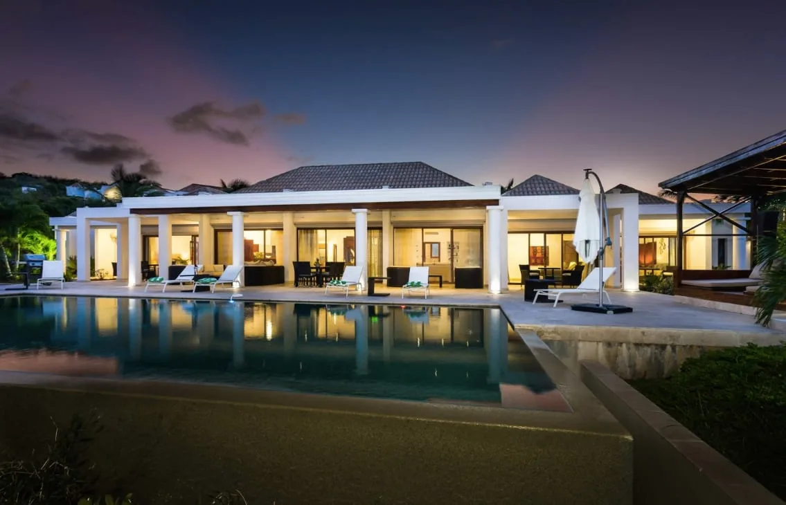 Ocean View Mansion with Private Pool in Saint Martin