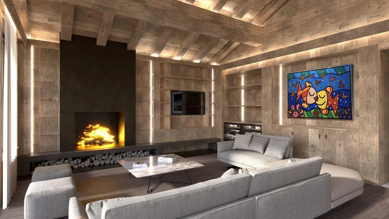 SENSATIONAL CHALET W/ ALPINE-INSPIRED ARCHITECTURE