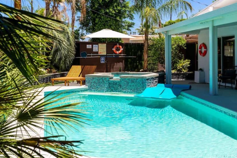 Mid-Century Oasis with Pool & Spa