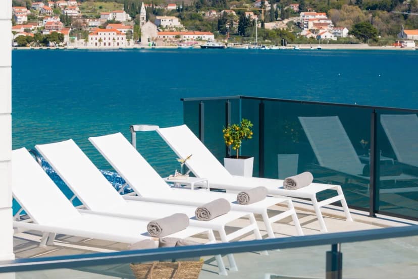 Seafront Villa with Modern Interior