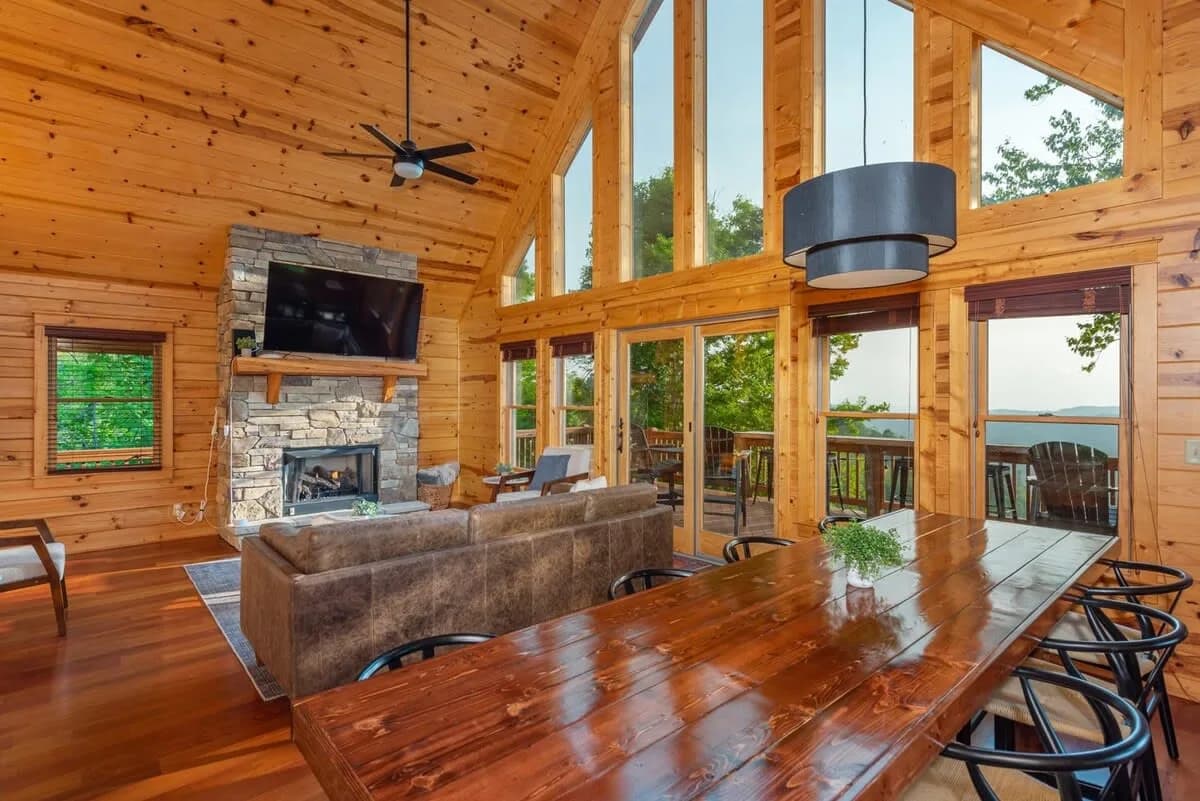 Panoramic Sunset View Villa in Weaverville, North Carolina photo 3