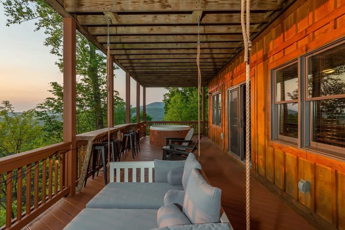 Panoramic Sunset View Villa in Weaverville, North Carolina photo 5