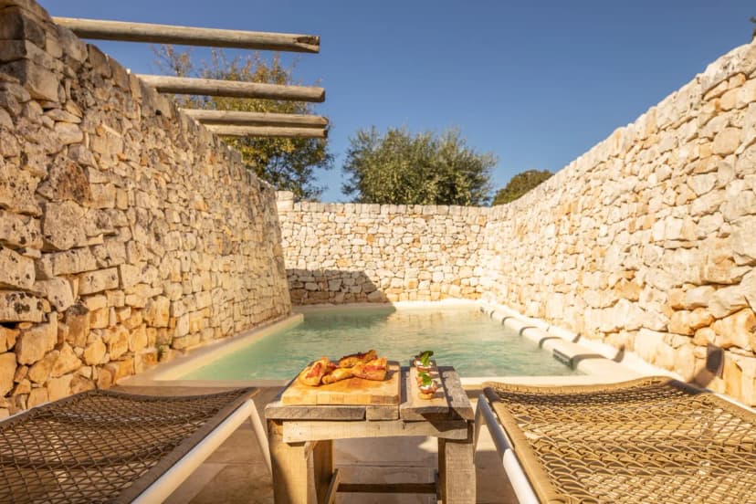 Magical Stone Trullo With Private Swimming Pool