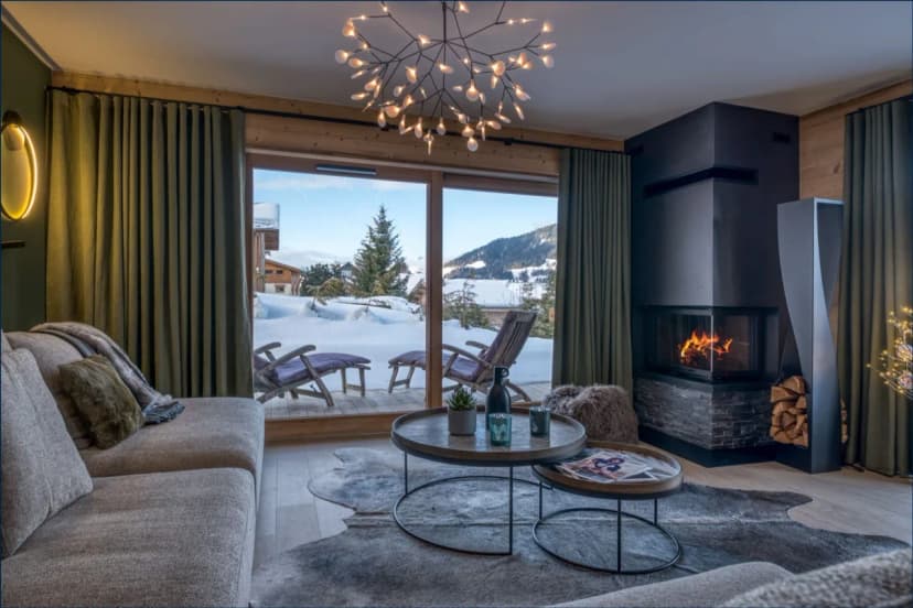 Luxury Apartment with Terrace in Megève