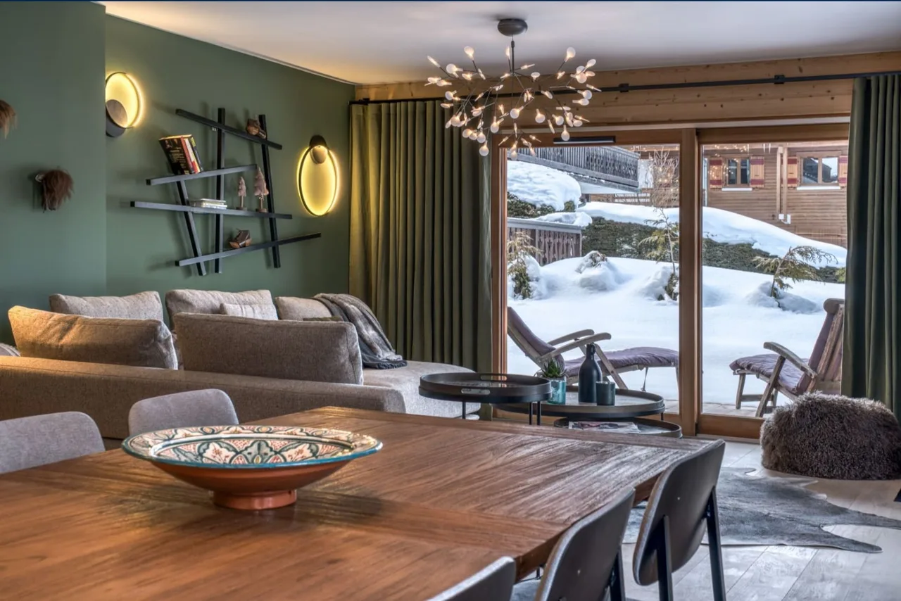 Luxury Apartment with Terrace in Megève photo 5