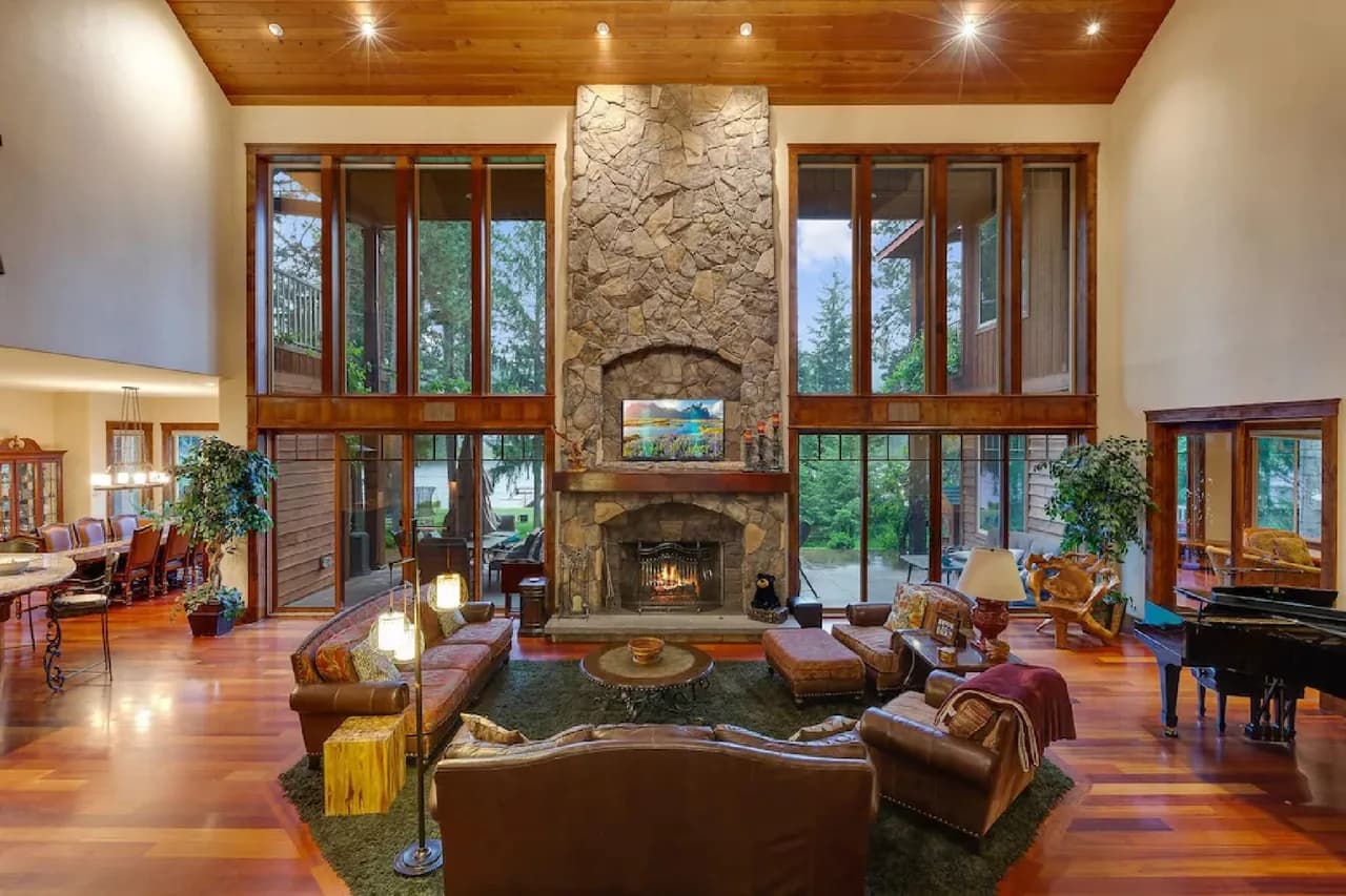Grand Timber Residence With Spa Whirlpool photo 3