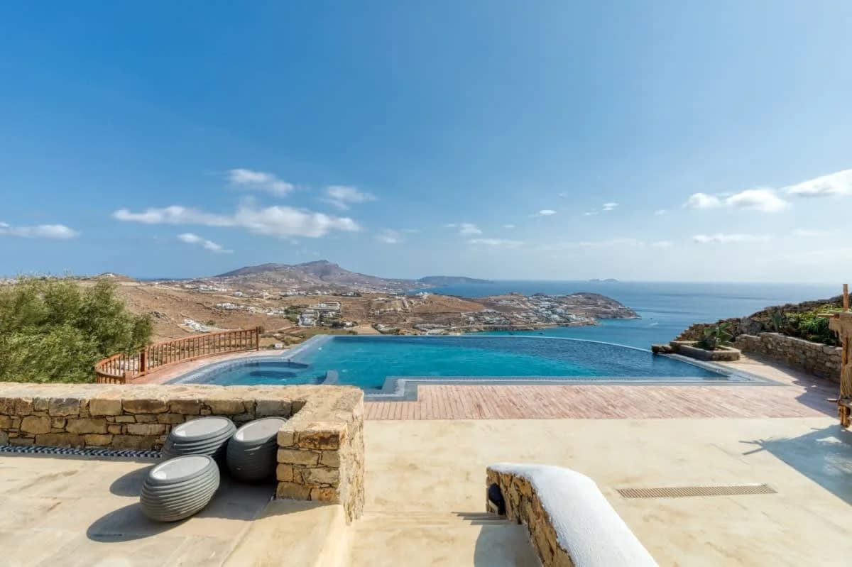 breathtaking mykonian infinity pool villa photo 5