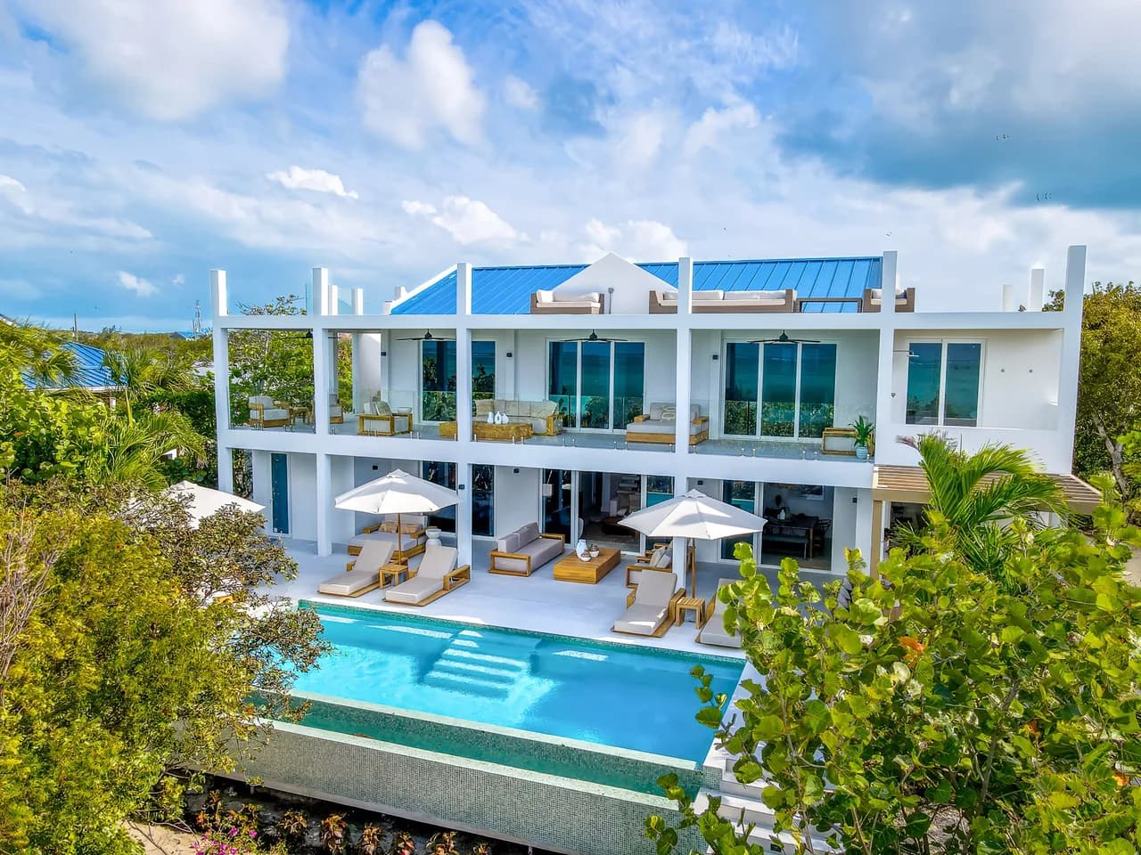 Oceanfront Six-Bedroom Villa in Providenciales