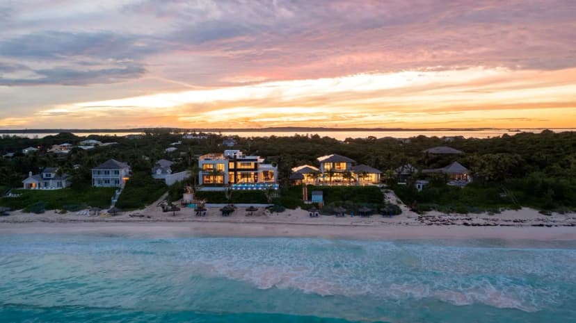 Luxurious Ocean Front Mansion in The Bahamas