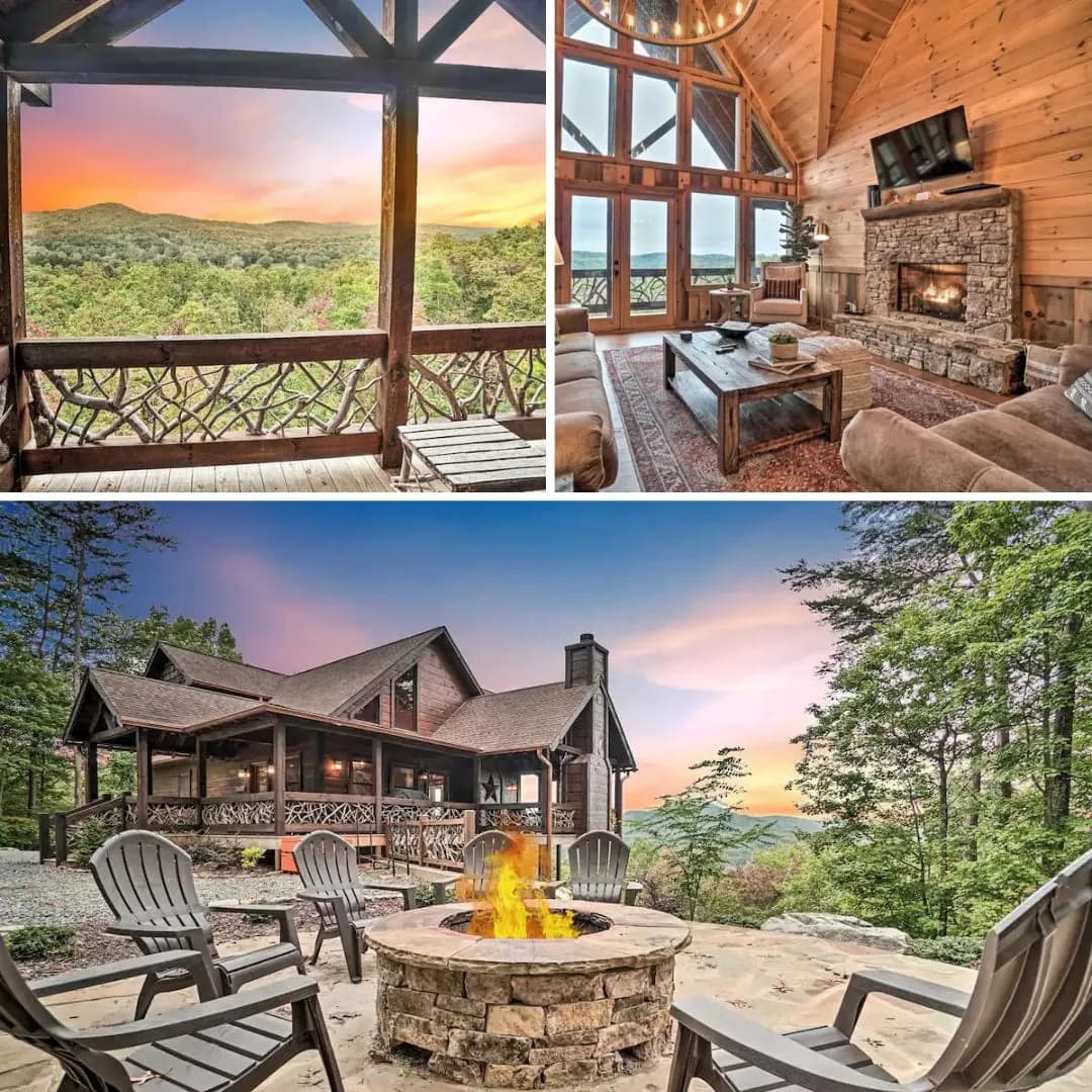 Long-Range View Villa in Blairsville Georgia