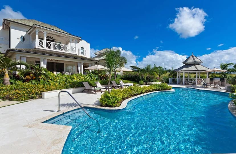 Luxury Barbados Villa Overlooking  Golf Course