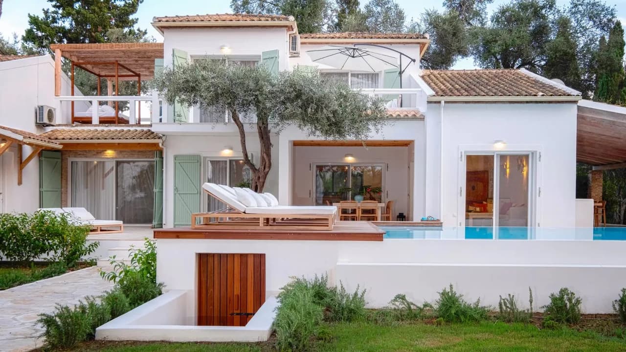 Seafront Villa with Private Beach Access