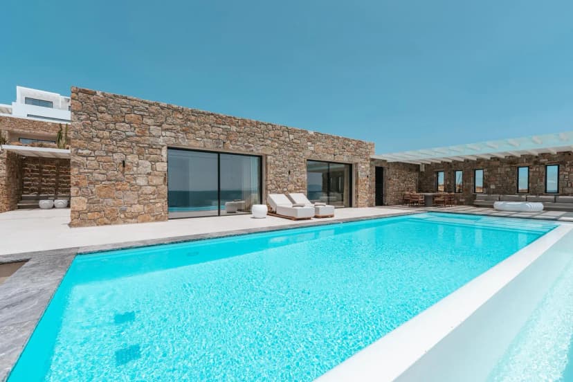 Secluded Seaside Villa in Mykonos