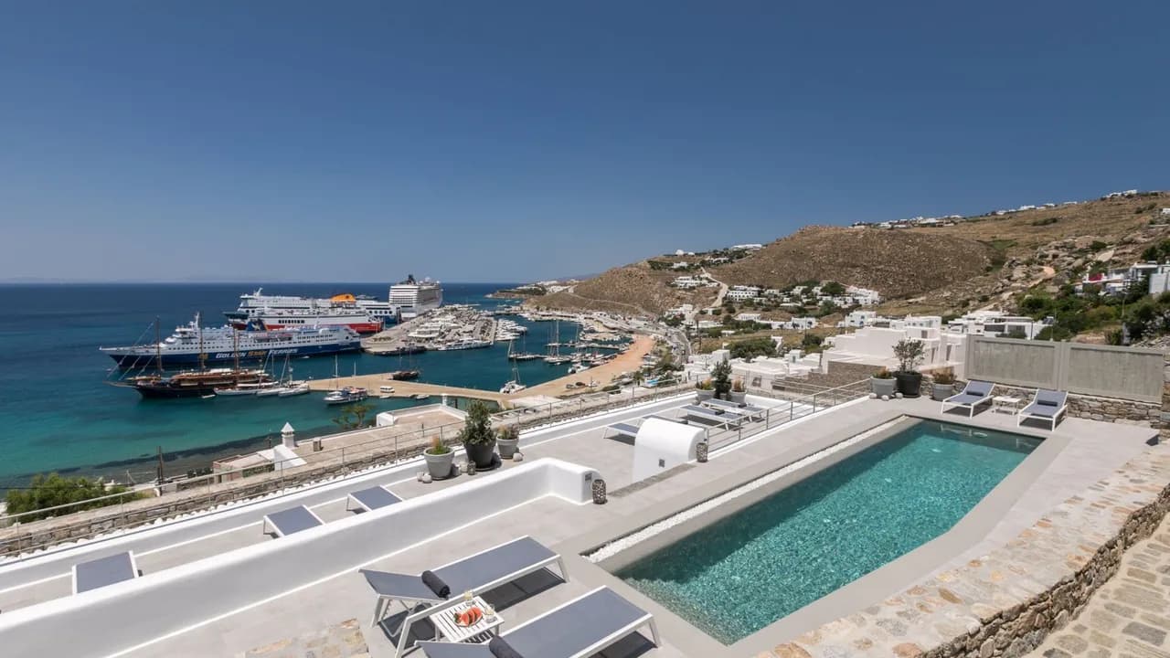 High-end Designed Villa Overlooking Ornos Bay photo 3