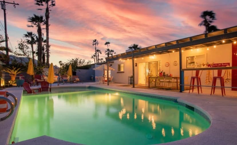 Private Pool & Hot Tub Getaway Near Palm Canyon Dr