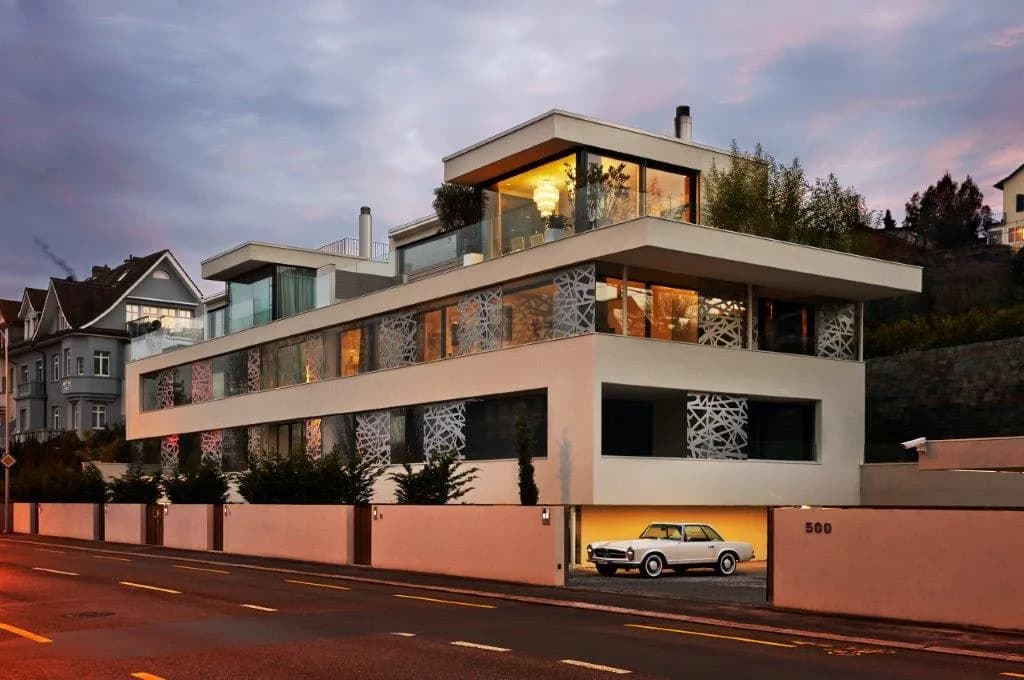 Luxury Stylish Penthouse Above Lake Zurich