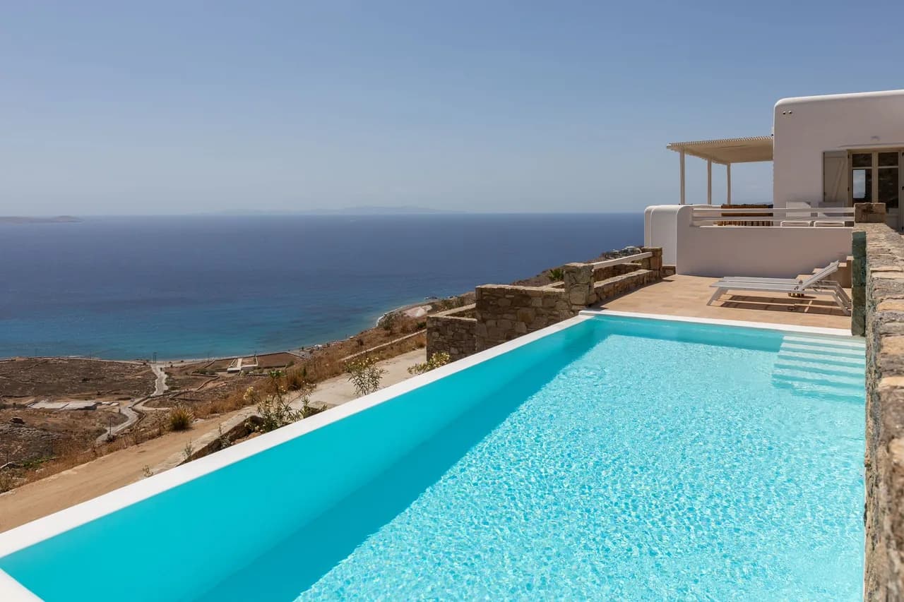 Oceanview Pool Villa in Mykonos Town