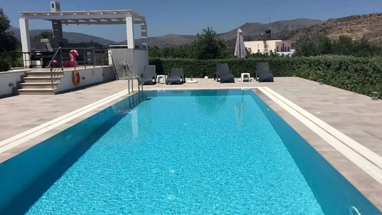 Cretan Luxe Villa With Breathtaking Aegean Seaview photo 5